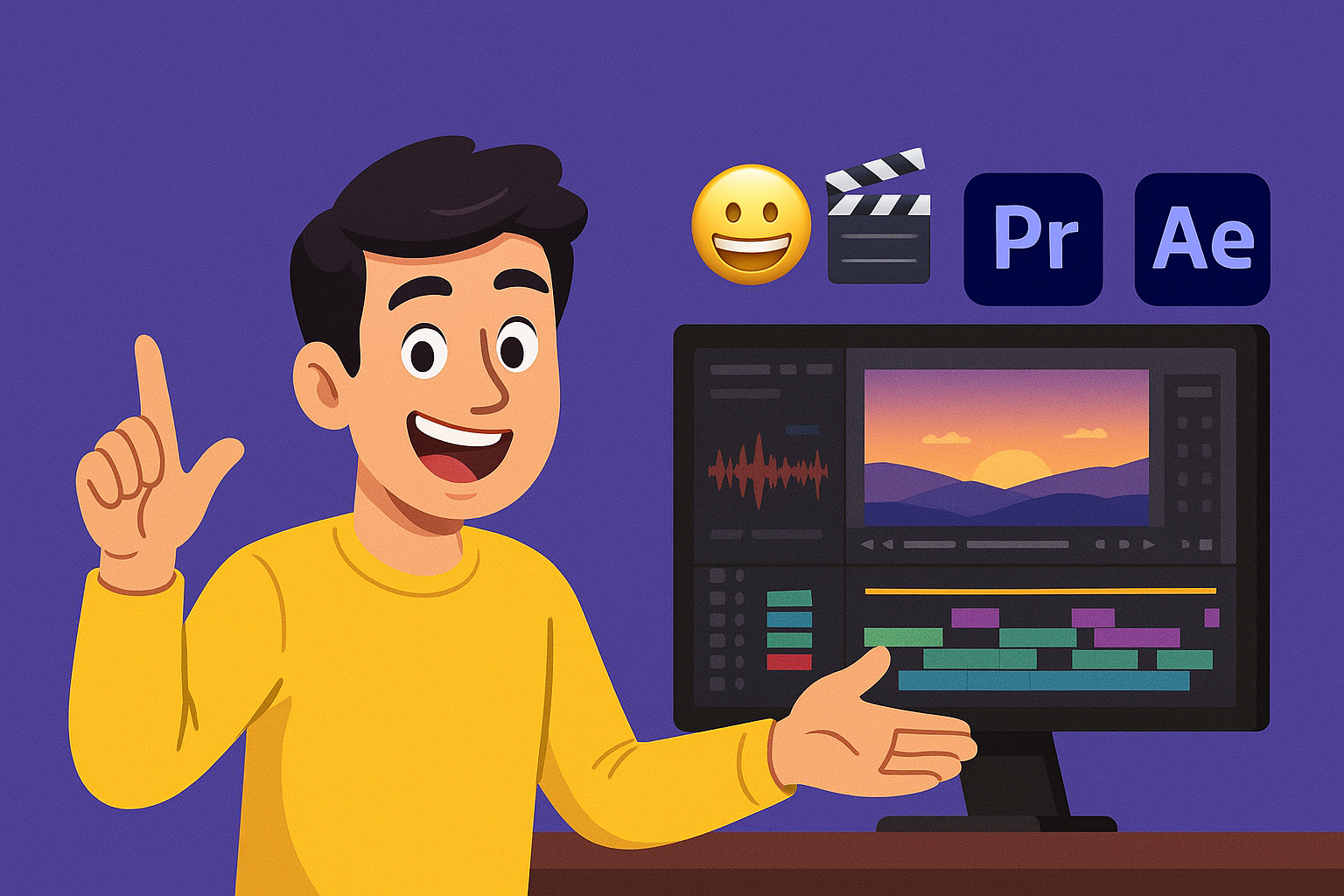 أقدم مونتاج احترافي باستخدام Premiere وموشن بسيط بـ After Effects حسب طلب العميل. Video Editing